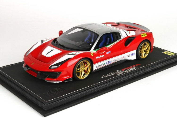 楽天市場】BBR 1/18 フェラーリ 488 ピスタ スパイダー ホワイト