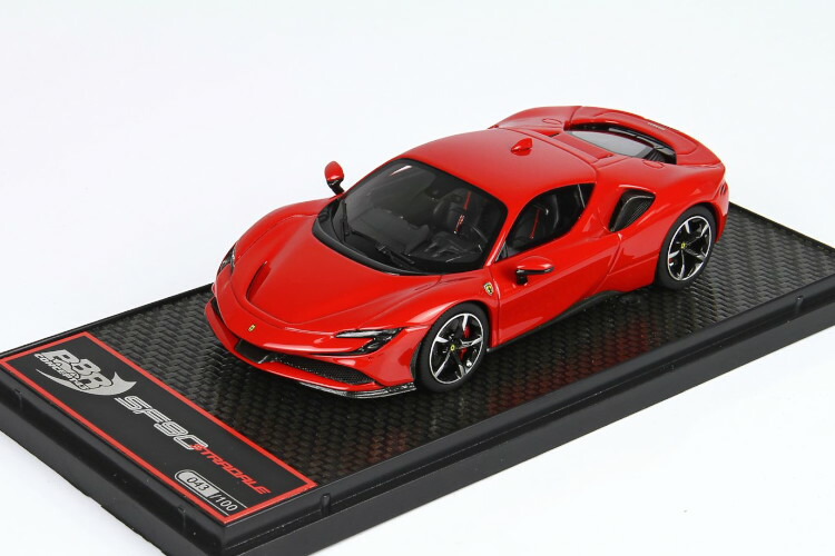 ミニカー BBR Ferrari SF90 Stradale BBR Ferrari SF90 Stradale Rosso Fiorano LE 100pc BBRC244D 1