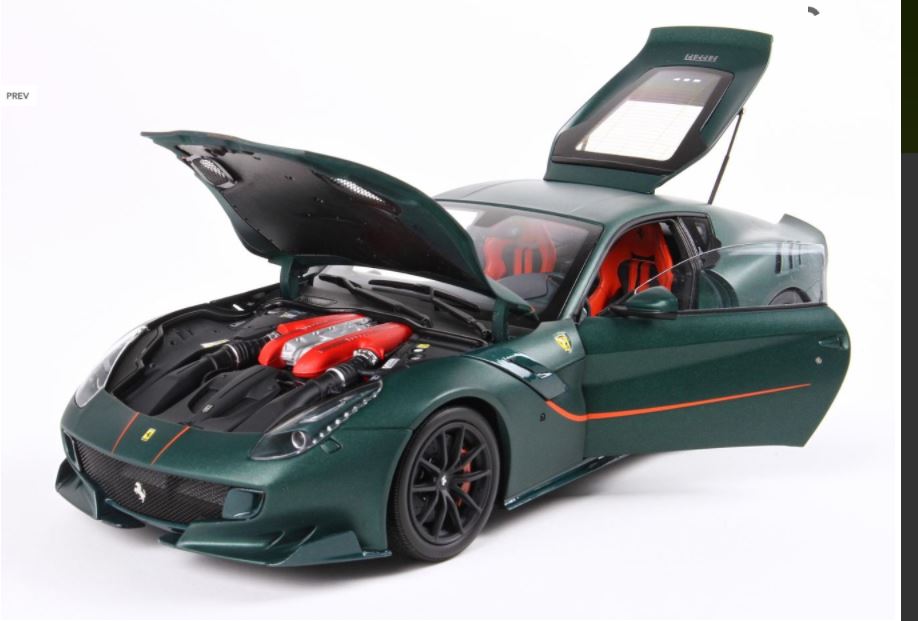 楽天市場】BBR 1/18 フェラーリ F12 TDF #15 ライトミント グリーン