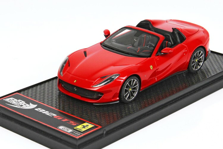 BBR 1/43 フェラーリ 812 ロッソ コルサ 322 GTS 2019 赤いこと BBR 1:43 Ferrari 812 Rosso Corsa 322 GTS 2019 red