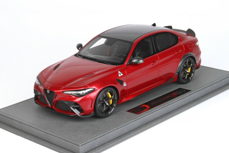 特価 BBR (1/18) アルファロメオ Giulia Veloce 1/18 BBR Alfa Romeo Giulia Veloce Vesuvius Gray Resin Car