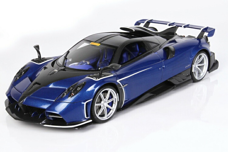 完売品 BBR 1/18 パガーニ イモラ マットブラックカーボン ミニカー LCDモデル 1/18 パガーニ ウアイラ R ブラックカーボン : キッド