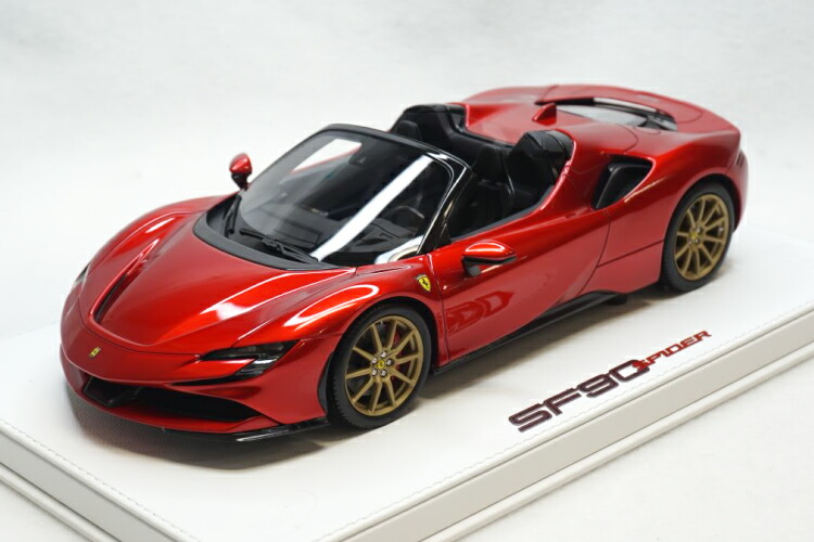 【新品未開封】BBR フェラーリ 1/18 SF90 Spider 40台限定 楽天市場】BBR 1/18 フェラーリ SF90 スパイダー ホワイト 40台