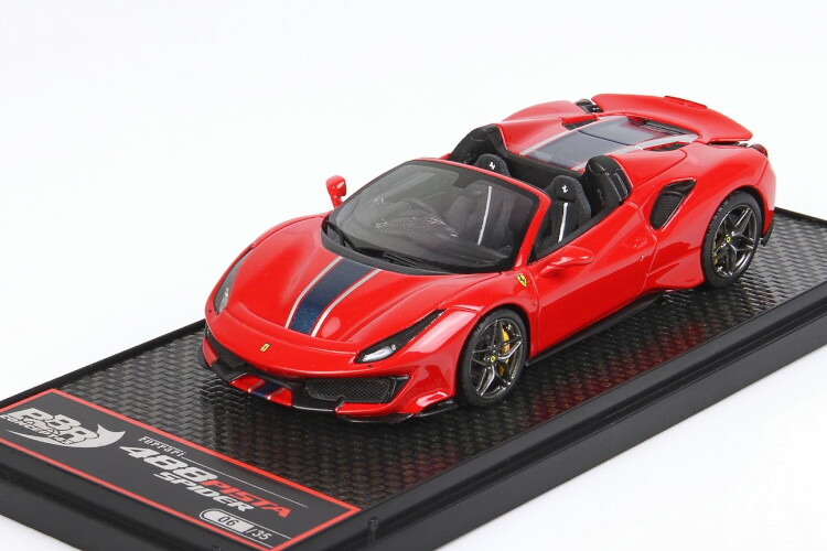 BBR 1/18 フェラーリ 488 ピスタ スパイダー No.1 楽天市場】BBR 1/18 フェラーリ 488 ピスタ スパイダー オープン