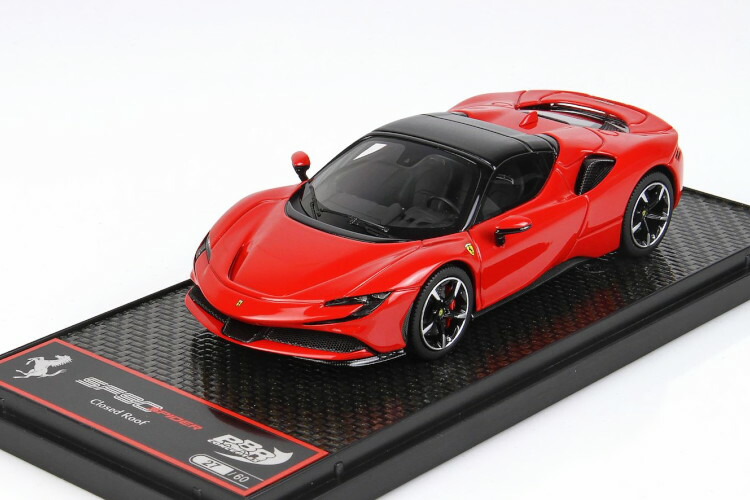 楽天市場】BBR 1/43 フェラーリ SF90 スパイダー ロッソ コルサ