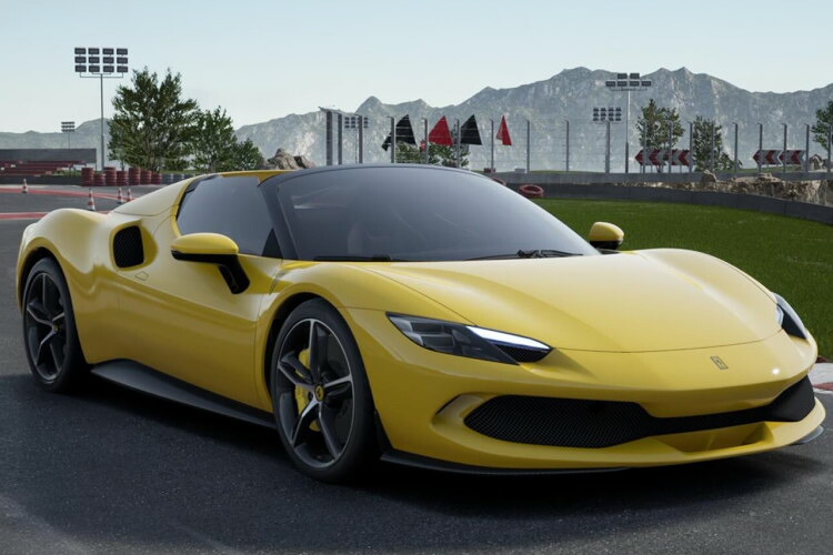 BBR 1/43 フェラーリ 296 GTS ジャッロ モデナ 50台押さえるBBR 1:43 Ferrari 296 GTS Giallo Modena Limited Edition 50pcs