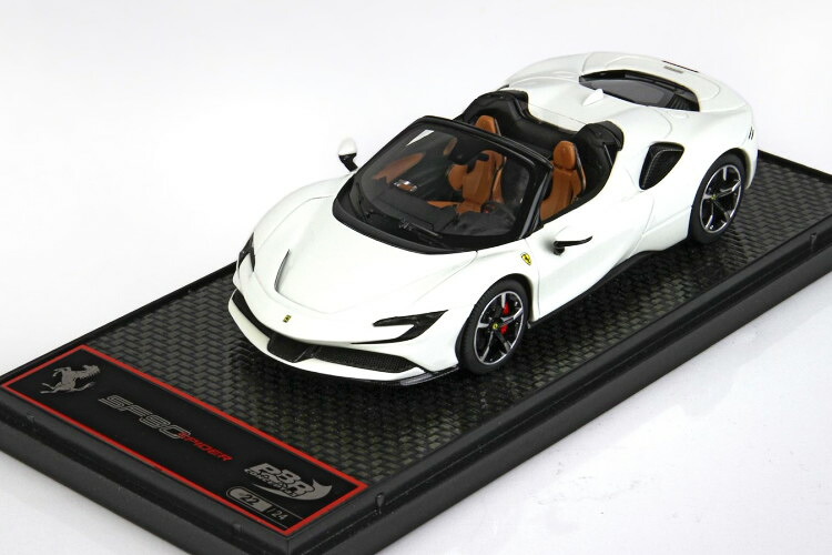 BBR 1/43 フェラーリ 空想科学小説90 蜘蛛 白いこと 24台押さえるBBR 1:43 Ferrari 空想科学小説90 Spider Bianco Avus