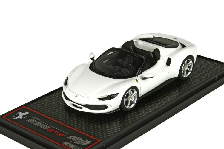 楽天市場】BBR 1/18 フェラーリ 296 GTS ホワイト セルビノ 50台