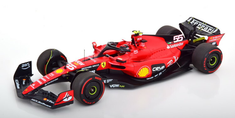 楽天市場】BBR MODELS 1/18スケール フェラーリ SF-23 C.サインツ