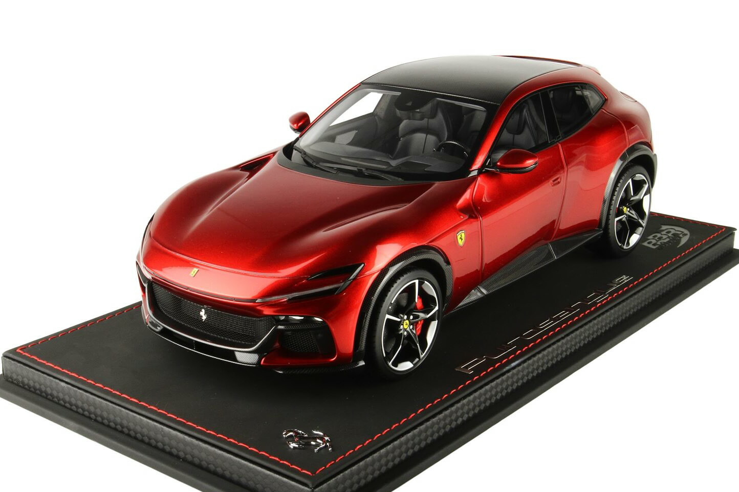 ミニカー　1/18 Ferrari Purosangue Dora Green - Carbon Fiber Roof ケース付 [P18219PLFV] 1/18 BBR Ferrari Purosangue (Verde Dora Green with Carbon