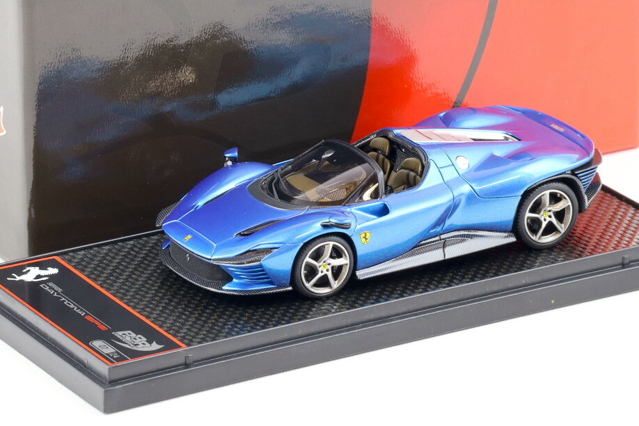 BBR 1/43 フェラーリ デイトナ SP3 イコナシリーズ ブルーコルサメタリック 24台限定 BBR 1:43 Ferrari SP3 Daytona Series Icona Blu Corsa metallic Limited 24 pcs