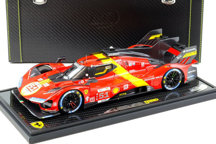 BBRひな形 1/18 フェラーリ 499P 勝ちとる ル・マン24第四次元スピード競技 2023 #51 特別容器に並べる 499台押さえるBBR MODELS 1:18 Ferrari 499P Winner 24h Le Mans 2023 #51 Special Pack Limited 499 pcs