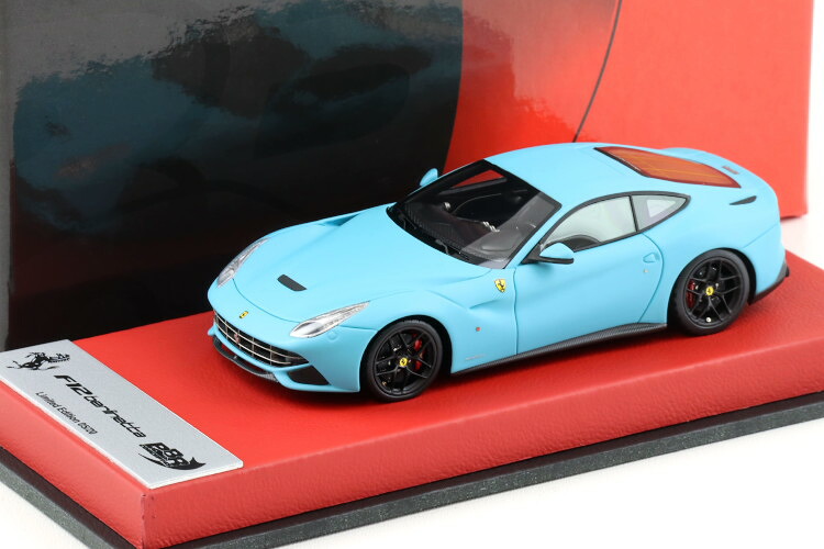 BBR 1/43 フェラーリ F12 ベルリネッタ ベビーブルーマット/レッドベース 20台限定BBR 1:43 Ferrari F12 Berlinetta Baby blue matt/red base Limited 20 pcs.｜Reowide モデルカー カタログ SHOP