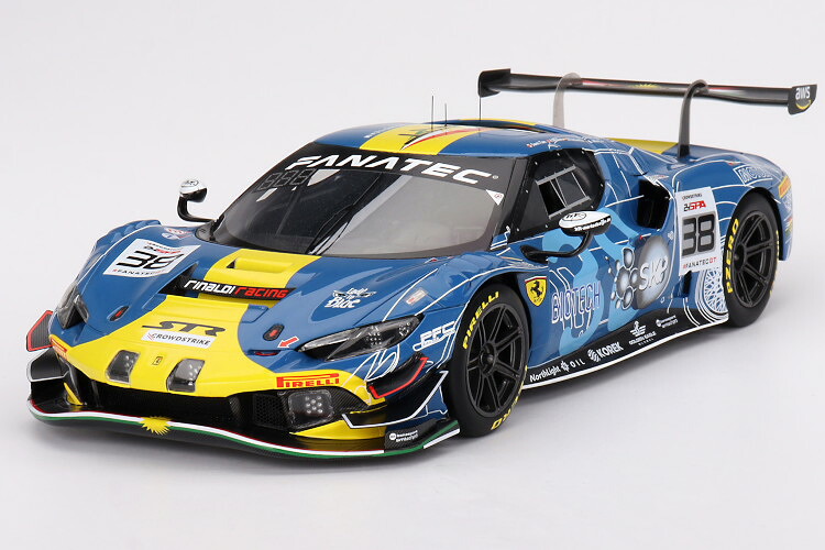 BBR 1/18 フェラーリ 296 GT3 #38 24h スパ 2023 ST レーシング リナルディBBR 1:18 Ferrari 296 GT3 #38 24h Spa 2023 ST Racing with Rinaldi｜Reowide モデルカー カタログ SHOP