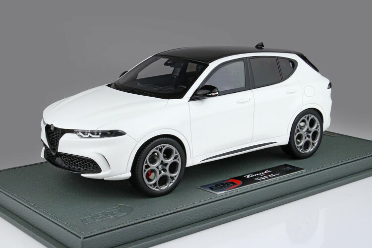 BBR 1/18 アルファ ロメオ トナーレ トリブート ブラック ルーフ 2023 ビアンコ アルファ ホワイト ブラックBBR 1:18 ALFA ROMEO TONALE TRIBUTO BLACK ROOF 2023 BIANCO ALFA WHITE BLACK｜Reowide モデルカー カタログ SHOP