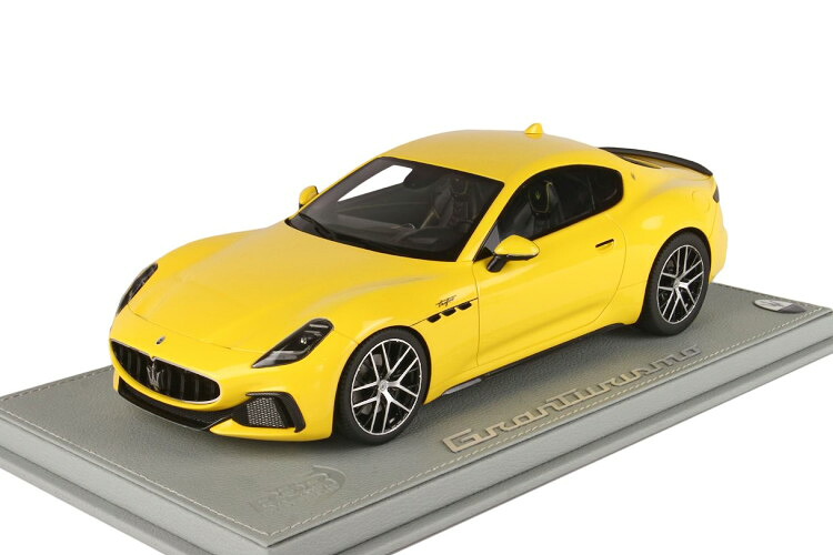 BBR 1/18 マセラティ グラントゥーリズモ トロフェオ 2023 イエローレーシング 24台押さえるBBR 1:18 Maserati Granturismo TROFEO 2023 YELLOW RACING limited 24 pcs