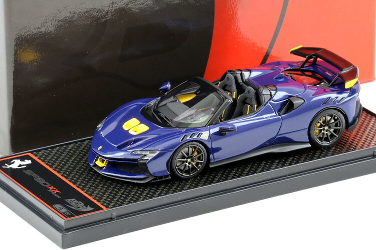 BBR 1/43 フェラーリ SF90 XX スパイダー ブルー エレットリコ カーボンリム 50台限定BBR 1:43 Ferrari SF90 XX Spider Blue Elettrico carbon rims Limited 50 pcs|Reowide モデルカー カタログ SHOP