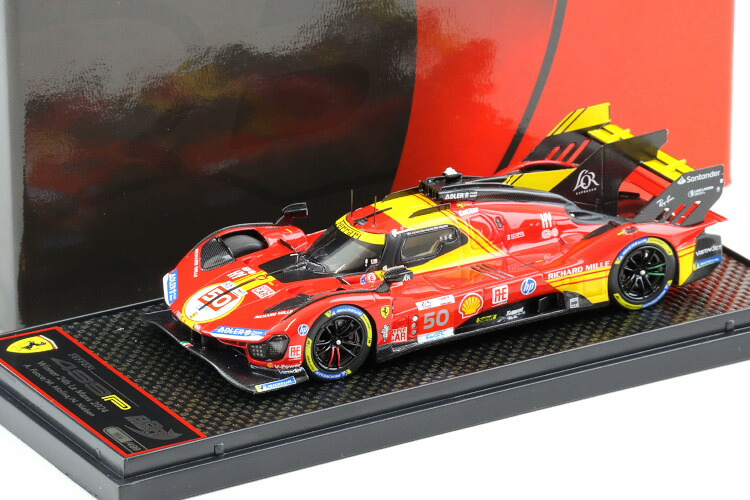 BBR 1/43 フェラーリ 499P #50 優勝 ル マン24時間 2024 フォコ/ニールセン /モリーナ 499台限定BBR 1:43 Ferrari 499P N50 Winner 24h Le Mans 2024 Fuoco/Nielsen/Molina Limited 499 pcs｜Reowide モデルカー カタログ SHOP