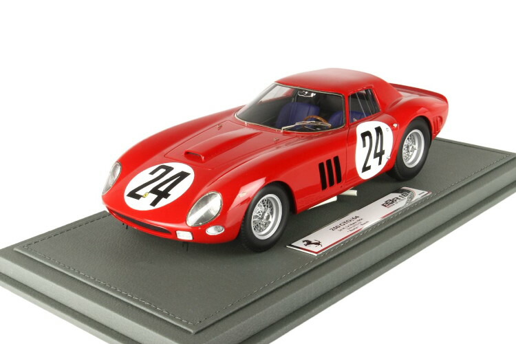 BBRモデル 1/18 フェラーリ 250 GTO #24 ル・マン24時間 1964 SN 5575 GT ショーケース付き 250台限定 BBR MODELS 1:18 Ferrari 250 GTO N24 24H Le Mans 1964 SN 5575 GT with show case Limited 250pcs