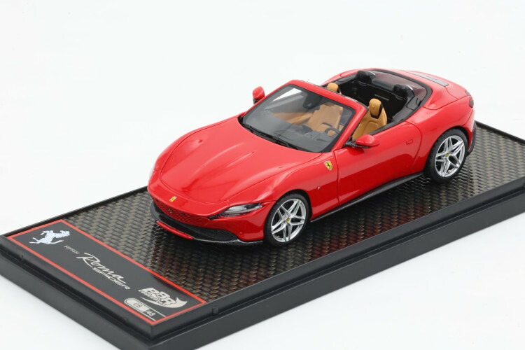 楽天市場】BBR 1/18 フェラーリ ローマ スパイダー ロッソコルサ