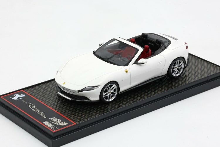 BBRモデルズ 1/43 フェラーリ ローマ スパイダー オープン 2020 ビアンコ・チェルヴィーノ (ホワイト) 24台限定BBR Models 1:43 FERRARI ROMA SPIDER OPEN 2020 BIANCO CERVINO WHITE LIMITED 24 pcs｜Reowide モデルカー カタログ SHOP