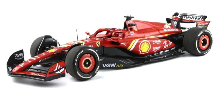 BBRモデル 1/18 フェラーリ SF-24 #16 2024 フォーミュラ1 オーストラリアグランプリ 2位 シャルル ルクレールBBR MODELS 1:18 Ferrari SF-24 N16 2nd Australia GP Formula 1 2024 Charles Leclerc｜Reowide モデルカー カタログ SHOP