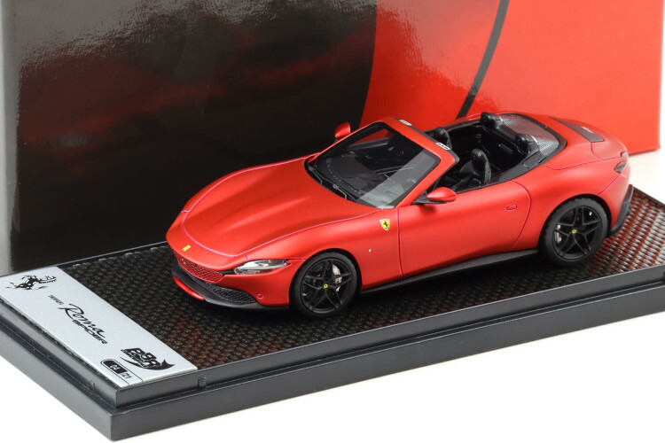 新品 希少！1/43 BBR 新型 フェラーリ ローマ ロッソコルサ レッド 新品 希少！1/43 BBR 新型 フェラーリ ローマ ロッソコルサ