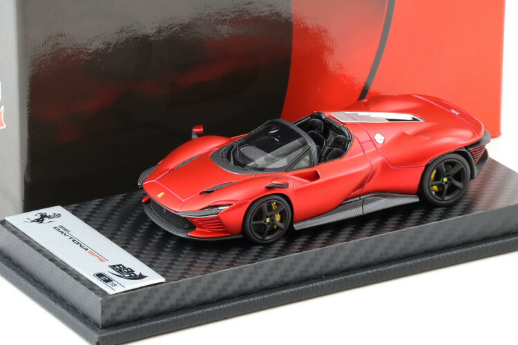 限定版フェラーリデイトナsp3 1/64ミニカー レッド Amazon | BBR 1/64 フェラーリ デイトナ SP3 Rosso Imola