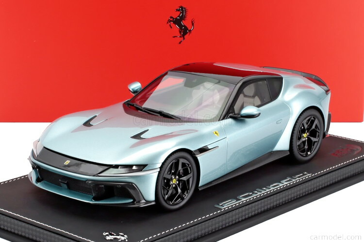 BBR青写真 1/18 フェラーリ 12チリンドリ クーペ V12 830cv 2024 チェレステ トレビ ライトブルーメタリック 48台制限事項BBR-MODELS 1:18 FERRARI 12CILINDRI COUPE V12 830cv 2024 CELESTE TREVI LIGHT BLUE METALLIC LIMITED 48 pcs
