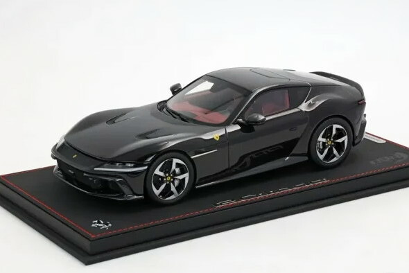 BBR青写真 1/18 フェラーリ 12チリンドリ クーペ V12 830cv 2024 ネロ プロサングエ 黒いこと 48台制限事項BBR-MODELS 1:18 FERRARI 2CILINDRI COUPE V12 830cv 2024 NERO PUROSANGUE BLACK LIMITED 48 pcs