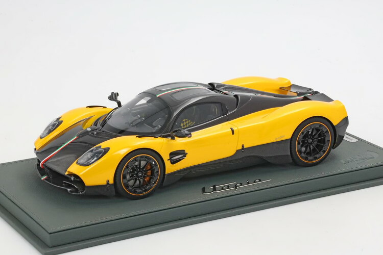 BBRひな形 1/18 パガーニ ウトピア 2022 ゲンフ黄色 黄色炭素 100台押さえるBBR-MODELS 1:18 PAGANI UTOPIA 2022 GINEVRA YELLOW YELLO CARBON LIMITED 100 pcs
