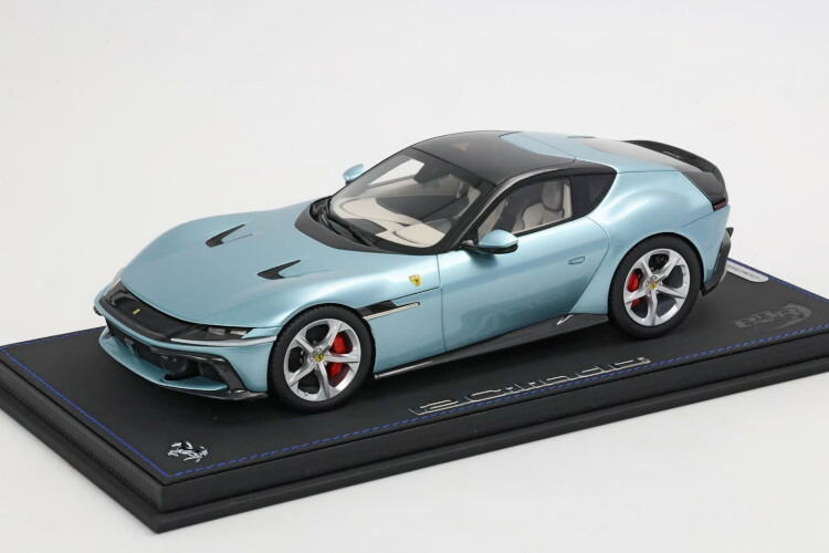BBR青写真 1/18 フェラーリ 12チリンドリ V12 830cv パノラミックルーフ 2024 チェレステ トレヴィ ライトブルーメタリック 48台制限事項BBR-MODELS 1:18  FERRARI 12CILINDRI V12 830cv PANORAMIC ROOF 2024 CELESTE TREVI LIGHT BLUE METALLIC