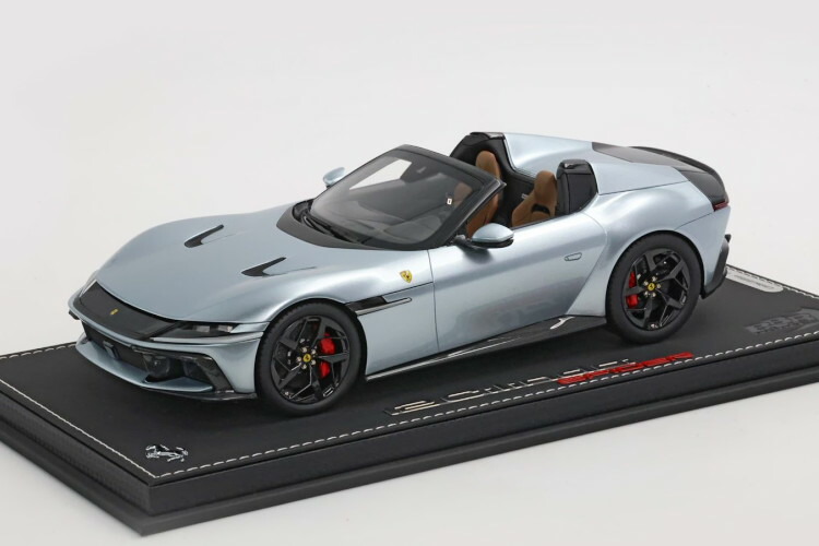 BBR青写真 1/18 フェラーリ 12シリンドリ V12 830cv 細蟹 明けっ広げ 2024 グリージョ タイタニオ 薄墨色 48台制限事項BBR-MODELS 1:18 FERRARI 12CILINDRI V12 830cv SPIDER OPEN 2024 GRIGIO TITANIO GREY LIMITED 48 pcs