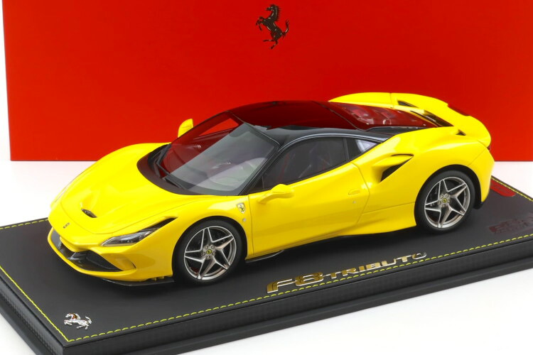 BBR 1/18 フェラーリ F8 トリブート ジャッロ モデナ 黒いこと大屋根 24台押さえるBBR 1:18 Ferrari F8 Tributo Giallo Modena black roof Limited 24 pcs