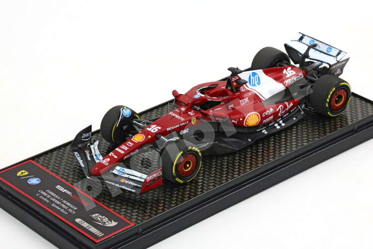 BBRモデル 1/43 フェラーリ フォーミュラ1 SF-25 チーム スクーデリア フェラーリ HP #16 スプリントレース 中国 グランプリ 2025 シャルル ルクレール 89台限定BBR-MODELS 1:43 FERRARI F1 SF-25 TEAM SCUDERIA FERRARI HP N16 SPRINT RACE CHINA GP 2025｜Reowide モデルカー カタログ SHOP