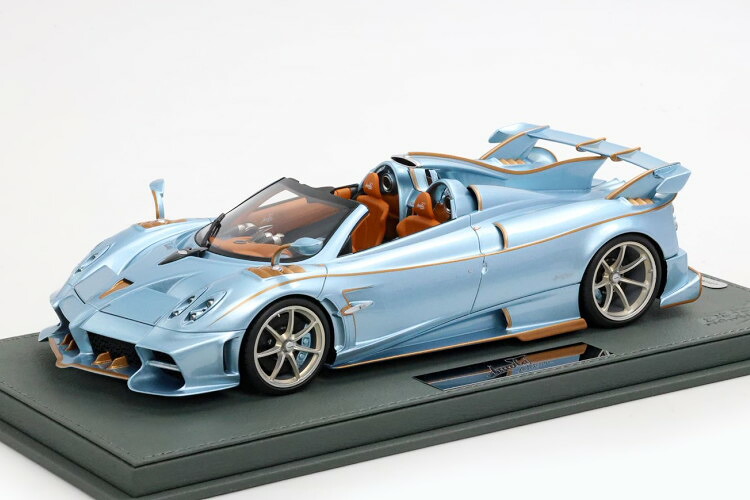 BBRモデル 1/18 パガーニ イモラ ロードスター 2023 ショーケース付き アズーロ サルデーニャ ライトブルー ゴールド 150台限定 BBR-MODELS 1:18 PAGANI IMOLA ROADSTER 2023 WITH SHOWCASE AZZURRO SARDEGNA LIGHT BLUE GOLD LIMITED 150 pcs