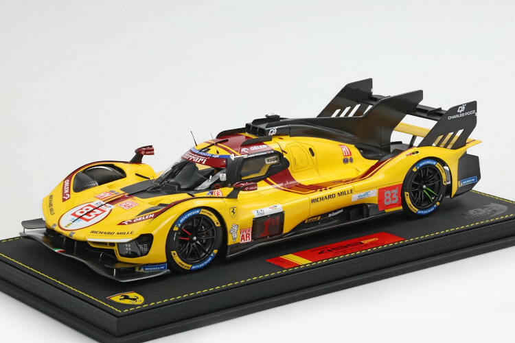 BBRモデルズ 1/18 フェラーリ 499P 3.0L ターボ V6 野球クラブ AFコルセ #83 ウィナー ル・マン24第四次元 2025 ロバート クビツァ/フィル ハンソン/イェ イーフェイ 499台押さえるBBR-MODELS 1:18 FERRARI 499P 3.0L TURBO V6 N83 WINNER 24h LE MANS 2025