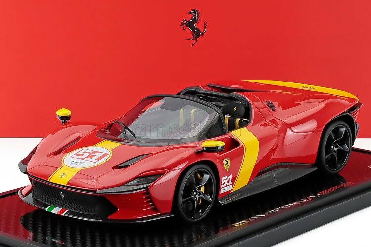 BBR 1/18 フェラーリ デイトナ SP3 開けはなし大屋根 アイコナ #51 499P ル・マン24第四次元 リバリー 2022 緑であること ジュエル 51台押さえるBBR 1:18 FERRARI DAYTONA SP3 OPEN ROOF ICONA N51 (499P 24h LE MANS LIVERY) 2022 GREEN JEWEL