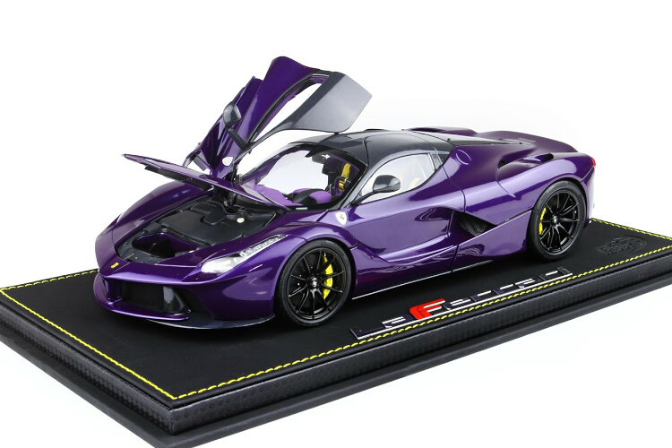 BBR 1/18 フェラーリ ラフェラーリ 2012 ドバイ パープル 300台押さえる 開閉BBR 1:18 FERRARI LAFERRARI 2012 DUBAI PURPLE LIMITED 300 pcs