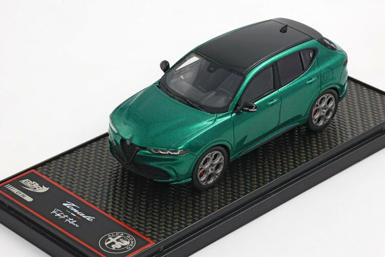 BBR 1/43 アルファロメオ トナーレ トリビュート ブラックルーフ 2023 ヴェルデ モントリオール グリーン メタリック 50台限定 BBR 1:43 ALFA ROMEO TONALE TRIBUTO BLACK ROOF 2023 VERDE MONTREAL GREEN METALLIC LIMITED 50 pcs