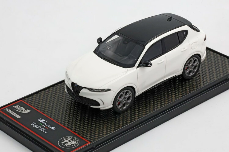 BBR 1/43 アルファロメオ トナーレ トリビュート ブラックルーフ 2023 ビアンコ アルファ ホワイト ブラック 50台限定BBR 1:43 ALFA ROMEO TONALE TRIBUTO BLACK ROOF 2023 BIANCO ALFA WHITE BLACK LIMITED 50 pcs｜Reowide モデルカー カタログ SHOP