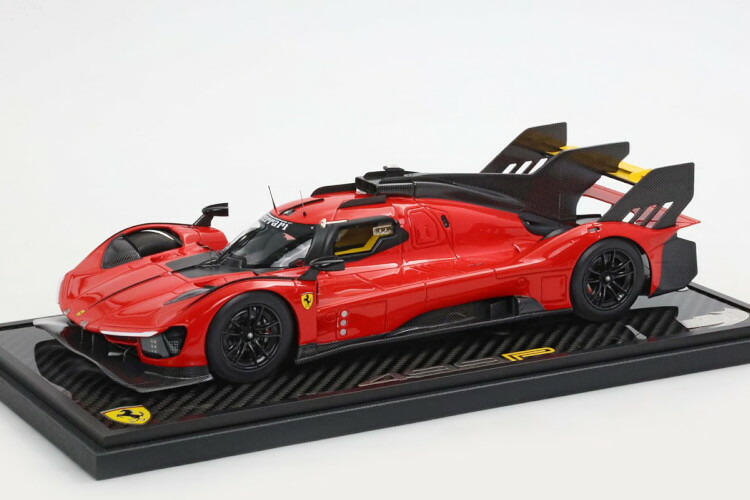 BBR 1/18 フェラーリ 499P 3.0L ターボ V6 2024 赤いこと 黒いこと 30台押さえるBBR 1:18 FERRARI 499P 3.0L TURBO V6 2024 RED BLACK LIMITED 30 pcs