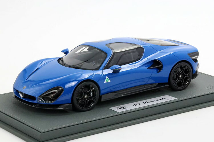 BBR 1/18 アルファ ロメオ 33 ストラダーレ 2025 ブル レアーレ 青碧BBR 1:18 ALFA ROMEO 33 STRADALE 2025 BLU REALE BLUE