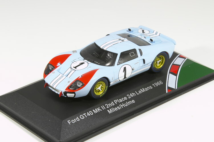 CMR 1/43 フォード GT40 MK II #1 第2回 24h Le Mans 1966 映画『フォードvsフェラーリ』2020年1月公開 Ford GT40 MK 2 No.1, The Real Winner 24h Le Mans 1966 Miles/Hulme aus dem Film Le Mans 66|Reowide モデルカー カタログ SHOP