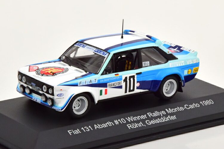 CMR 1/43 判決 131 アバルト ラリー・モンテカルロ 1980 \u003cBR\u003eCMR 1:43 Fiat 131 Abarth Winner Rally Monte Carlo 1980 R\u0026#246;hrl/Geistd\u0026#246;rfer