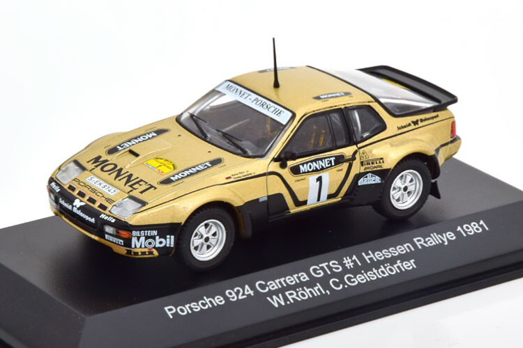 IXO ixo イクソ　ポルシェ　924 カレラ　GTS ラリー　1/43 IXO ixo イクソ ポルシェ 924 カレラ GTS ラリー 1/43 - ミニカー
