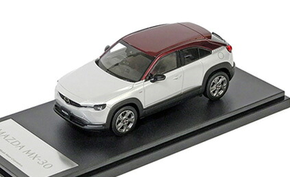 マツダ特注 1/43 マツダ MX-30 100周年特別記念車 セラミックメタリック/マローンルージュメタリック（3トーン）｜Reowide モデルカー カタログ SHOP