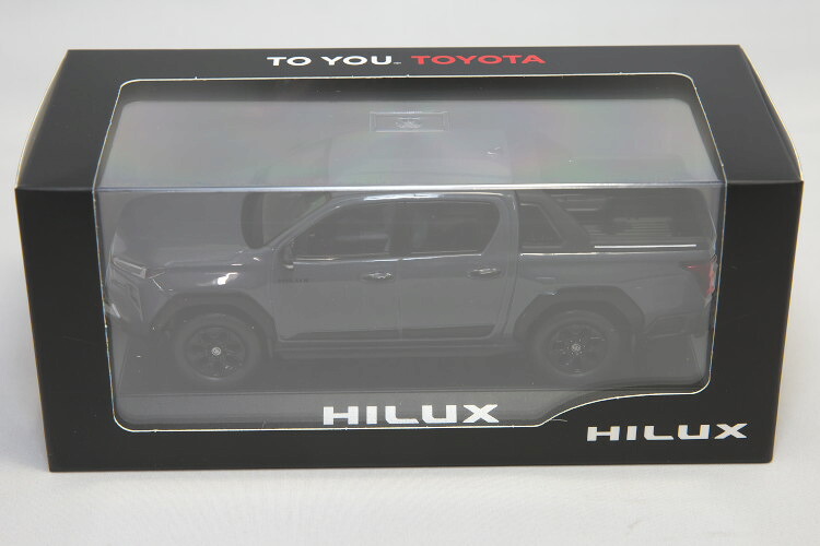 トヨタ特注 1/30 ハイラックス 死灰 色つや見本 2026 ミニカー TOYOTA HILUX 1/18 1/43
