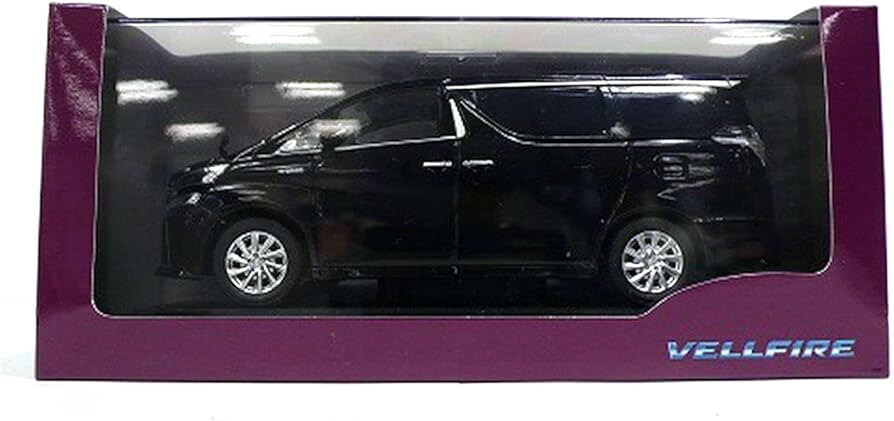 トヨタ特注 1/30 トヨタ ヴェルファイア ブラック 30系 前期 ハイブリッド カラーサンプル ミニカー TOYOTA VELLFIRE 1/18 1/43|Reowide モデルカー カタログ SHOP