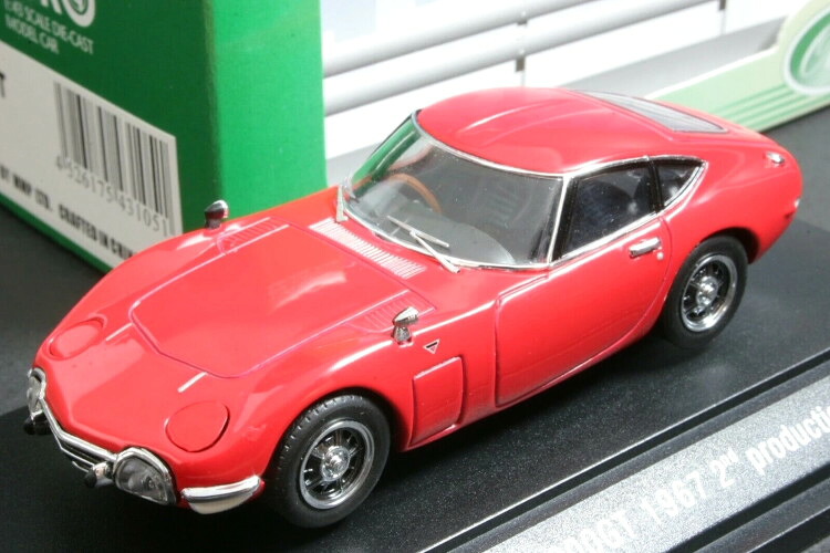 エブロ 1/43 トヨタ 2000GT レッド EBBRO 1:43 TOYOTA 2000 GT RED